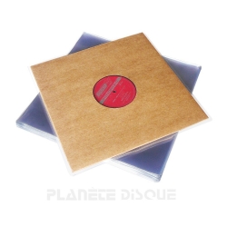 50 LP plastic platen hoezen...