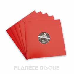 100 Sous-pochettes doublées vinyle 33T Deluxe sans trou