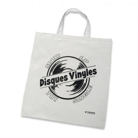 Katoenen zak "Disques Vinyles"