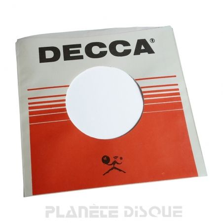 Pochette papier imitation 45T Decca No 2