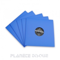 10 LP platenhoezen blauw...