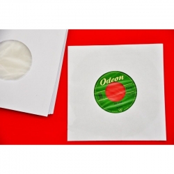 pochettes vinyle papier 45t doublées antistatiques avec trou central -  maFeutrine