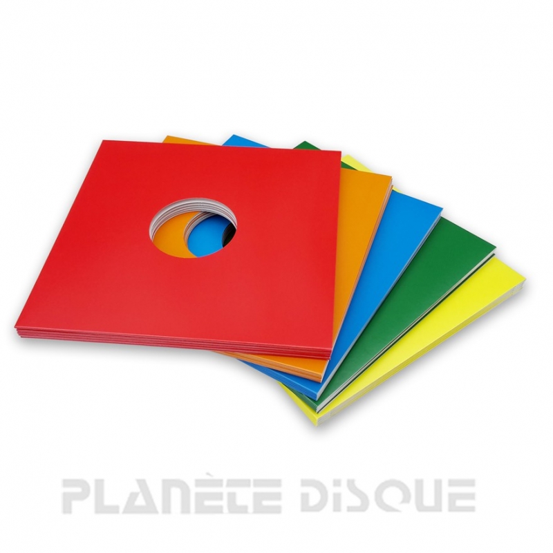 Disque vinyle 1 couleur (vert, bleu, rouge)