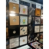 Décoration porte disque PVC pour 6 disques 33T