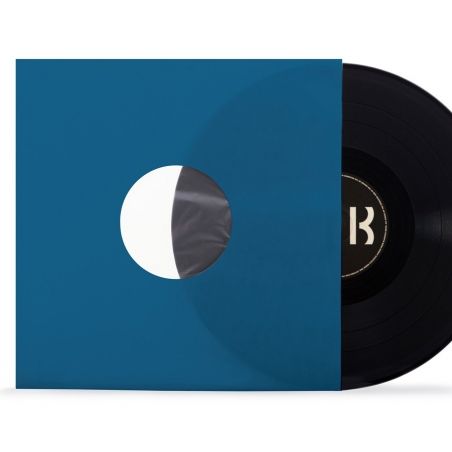 10 Deluxe LP binnen hoezen met kunststof voering blauw