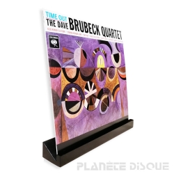 Support mural en bois pour un disque vinyle