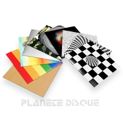 10 LP platenhoezen met verschillende motieven