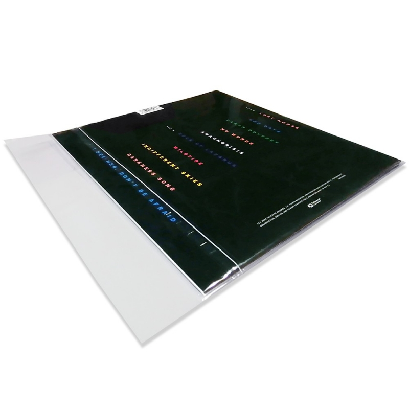 Pochette polypropylène refermable pour disque vinyle 33t et Maxi 45t 