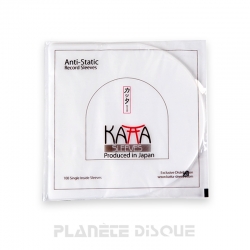 100 sous pochettes en papier doublées antistatiques blanches pour vos  vinyles 33 Tours - Unknown - Accessoire Audio - Achat & prix