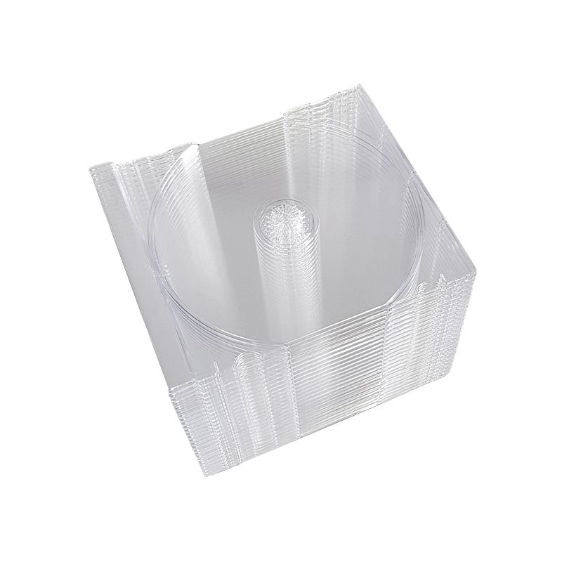 Boîtier de disque transparent en plastique, 1 pièce, pour CD, DVD