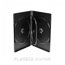6 DVD box zwart 22 mm dik