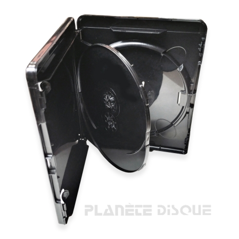 Boîtiers Blu-ray Amaray Lot De 5 - Pour 6 Disques, Tranche 21 Mm, Qualité Studio, Pochette Transparente