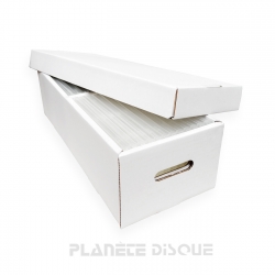 Caja de cartón blanca para...