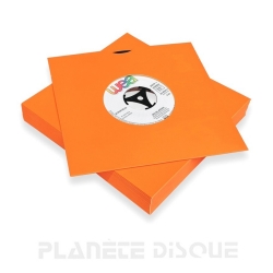 20 Orange Record Jackets...