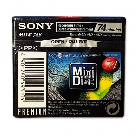 Lot De 20 MiniDisc Sony MD 74 Neige – Neufs Sous Blister – 74 Minutes