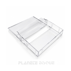 10 estuches transparentes...