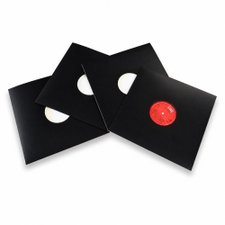 25 Black Record Jackets...