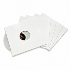10 Glossy White Record...